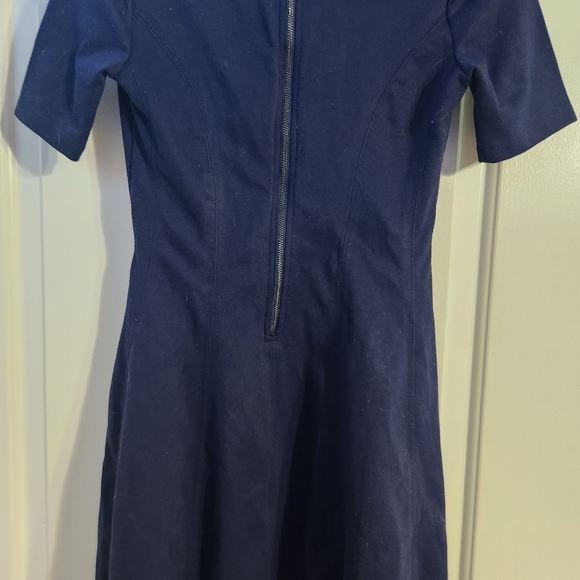 Maison Jules Navy Midi Dress - Picture 2 of 3